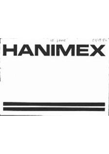 Hanimex IC 2000 manual. Camera Instructions.